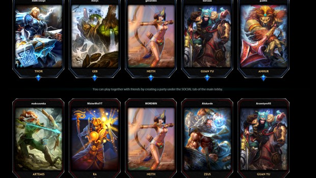 Экран загрузки smite